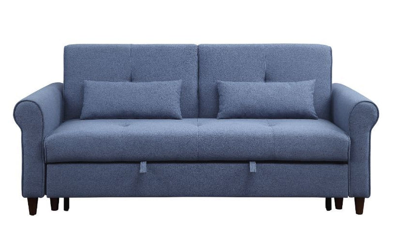 Nichelle - Futon - Blue Fabric