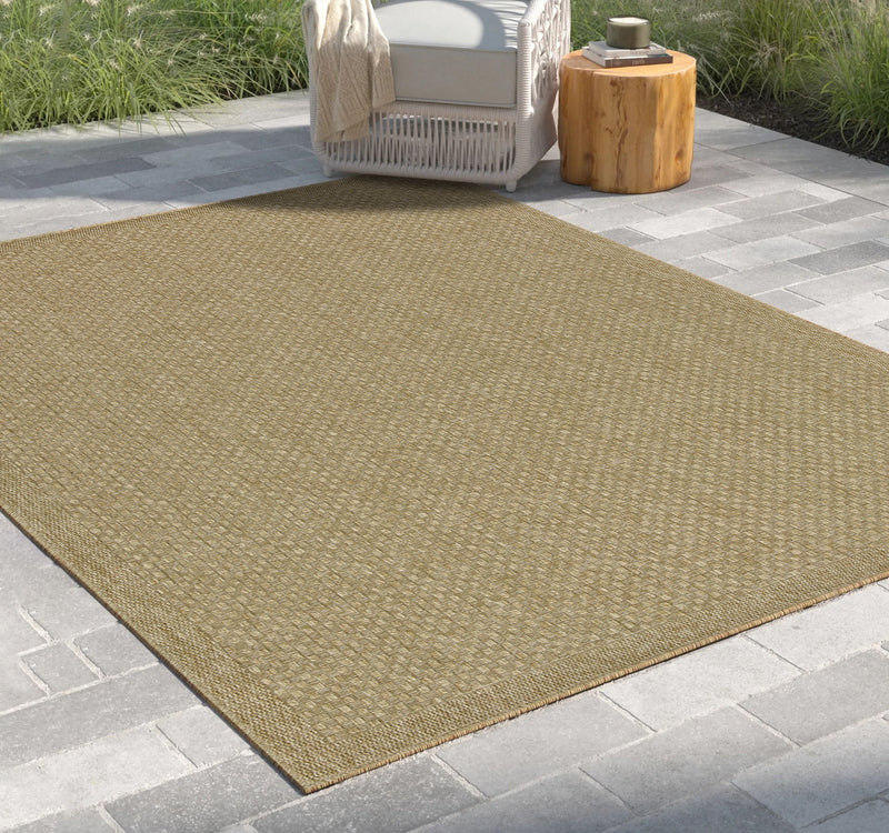 Earth - 5'3" X 7'3" Indoor / Outdoor Area Rug - Jute / Jute