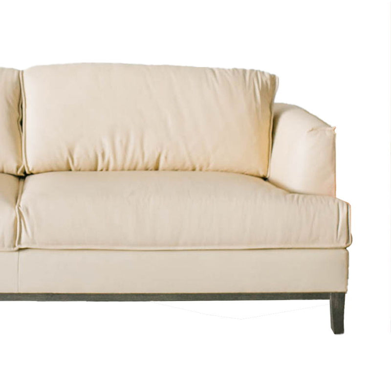 Aspen - Top Grain Leather Sofa - Beige