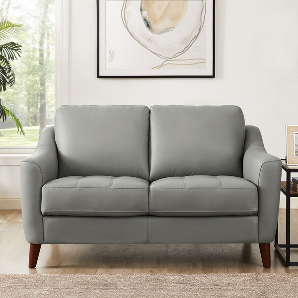 Ersa - Leather Loveseat