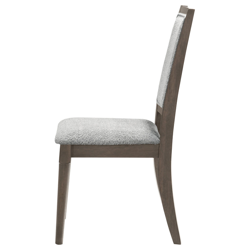 Onslow - Upholstered Dining Side Chair (Set of 2) - Dark Brown