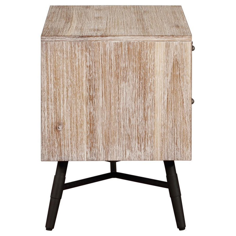 Marlow - 2-Drawer Nightstand - Rough Sawn Multi