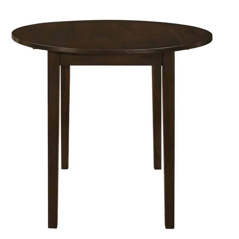 Bucknell - 3 Piece Round Drop Leaf Dining Table Set