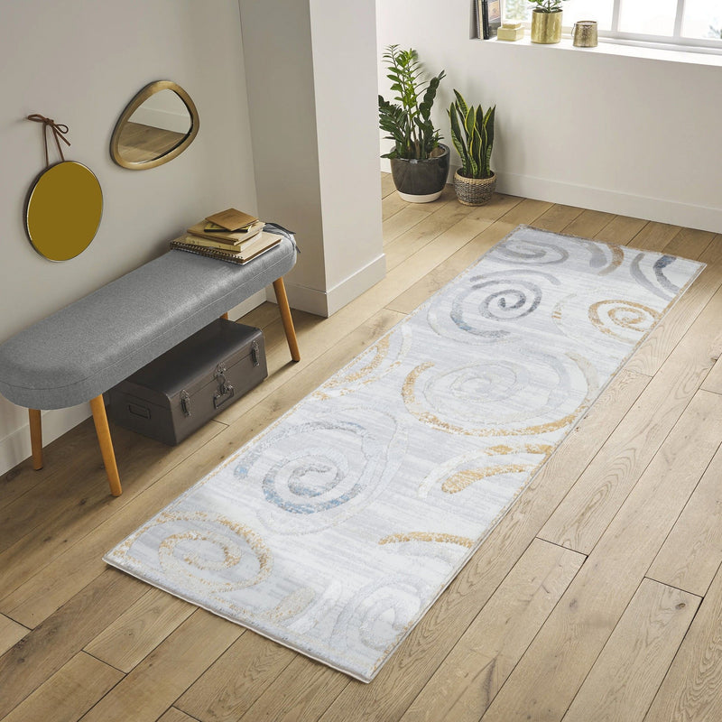 Nova - 7'10" X 9'10" Area Rug - Multi / White