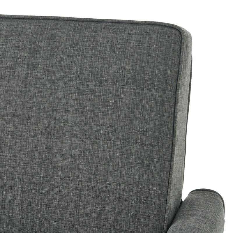 Linen Push Back Chair For Elegant Home