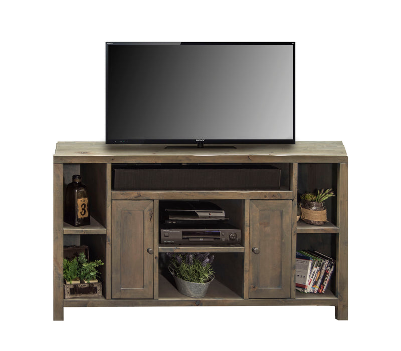 Joshua Creek - 64" TV Stand Console For TVs Up To 70" - Barnwood