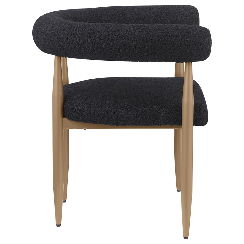 Dunmore - Upholstered Dining Side Chair (Set of 2) - Black