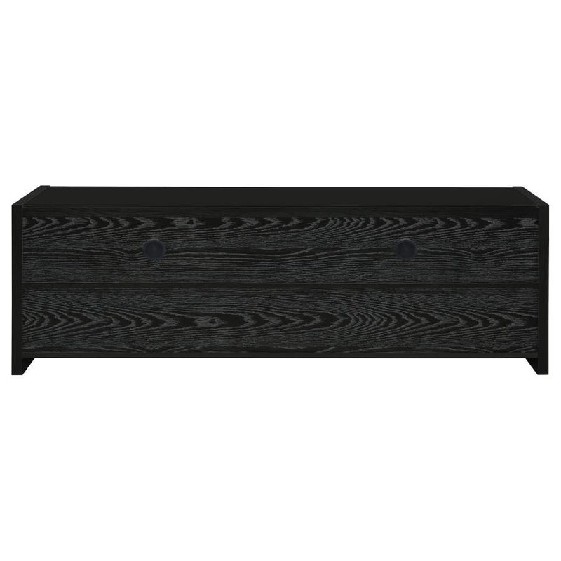 Alton - 3-drawer Black Oak TV Console