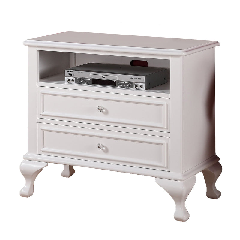 Jesse - Media Chest - White