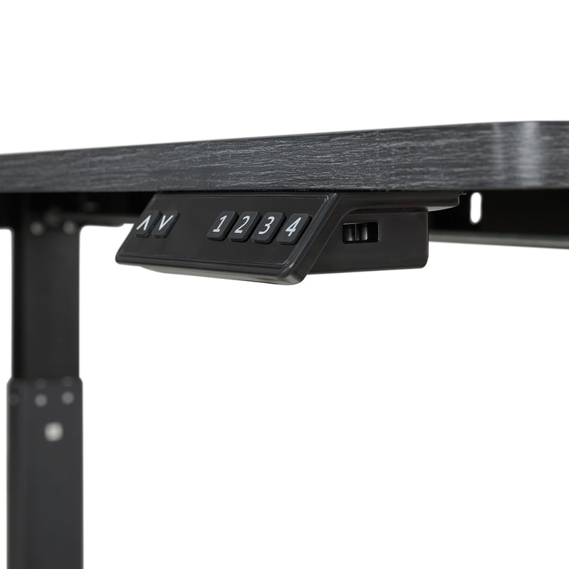 Oakland - Adjustable Desk 3A Packing - Black