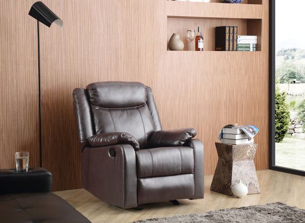 Ward - Rocker Recliner - Dark Brown