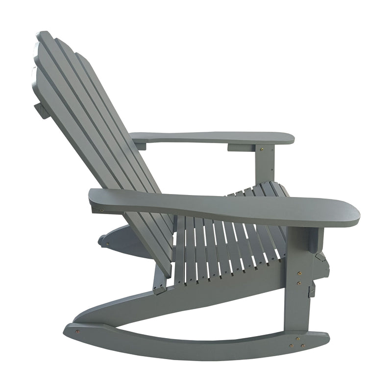 Reclining Outdoor Rocking Adirondack Chair