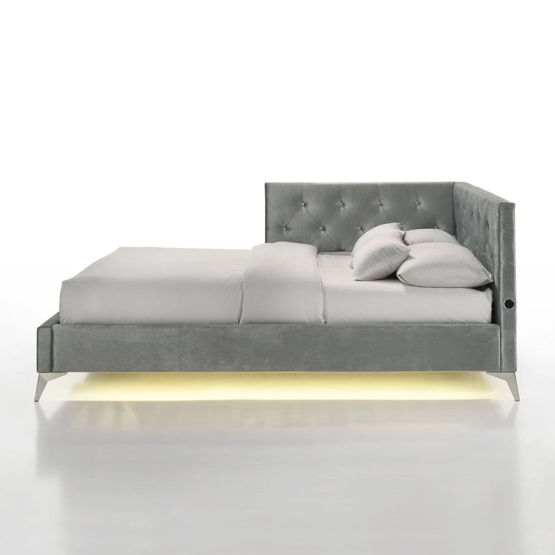 Amberley - Full Upholstered Corner Bed With LED And USB