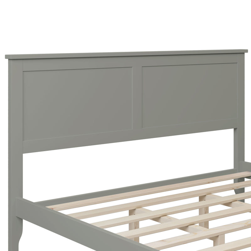 Modern Solid Wood Platform Bed