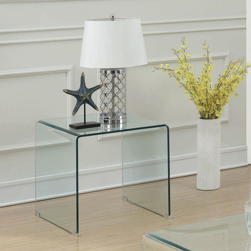 Ripley - Square End Table - Clear