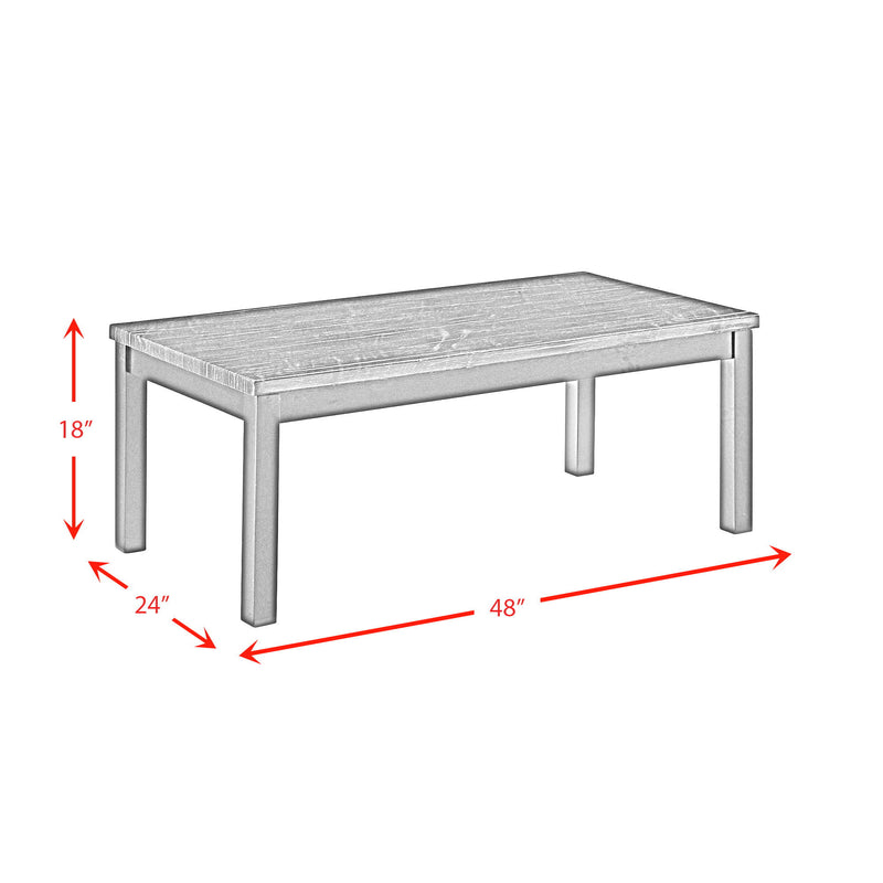 Dapper - Rectangular Sofa Table - Grey