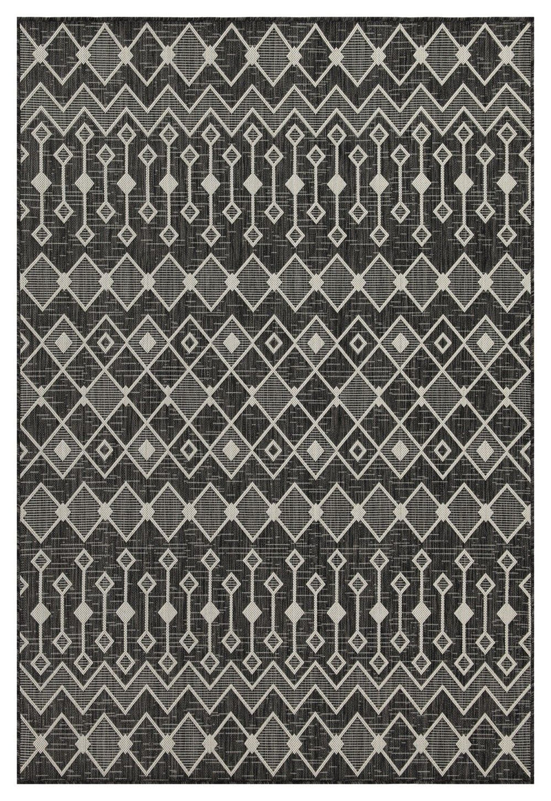 Sunshine - 5'3" X 7'3" Indoor / Outdoor Area Rug - Anthracite