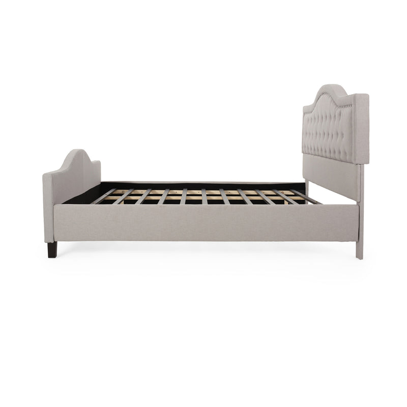 VIRGIL FULLY UPHOLSTERED KING SIZED BED