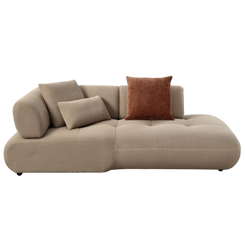 Carrick - Sectional Sofa With 6 Pillows - Beige