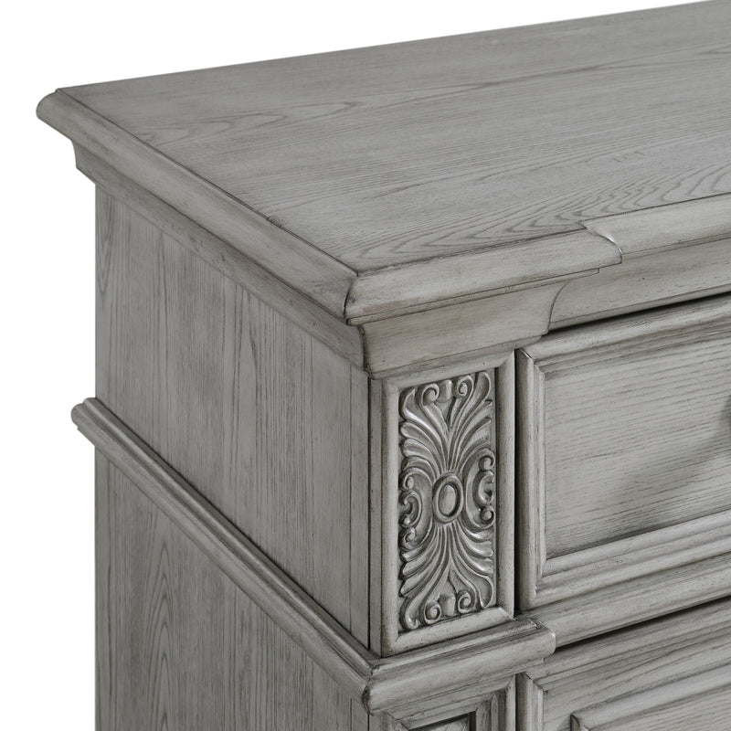 Glenmore - 5-Drawer Chest - Aged Gray