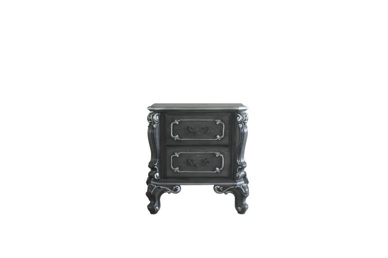 House - Delphine - Nightstand - Charcoal Finish