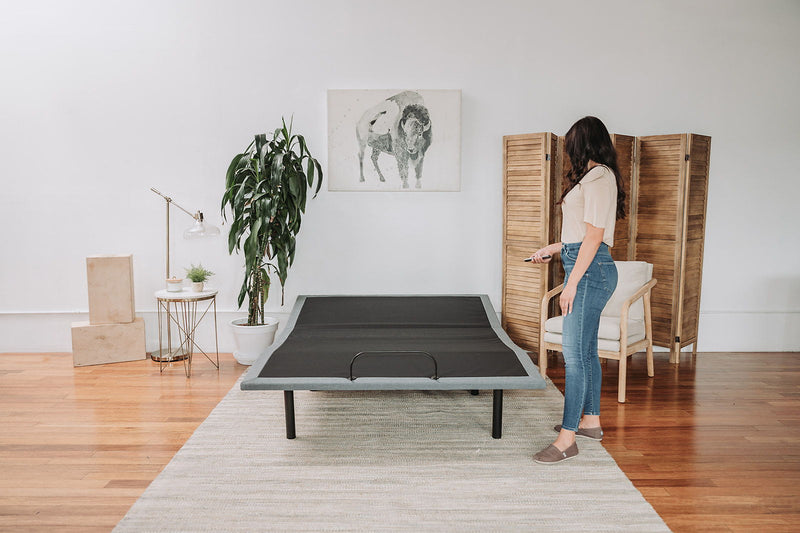 Adjustable Bed Base With Head And Foot Position Adjustments