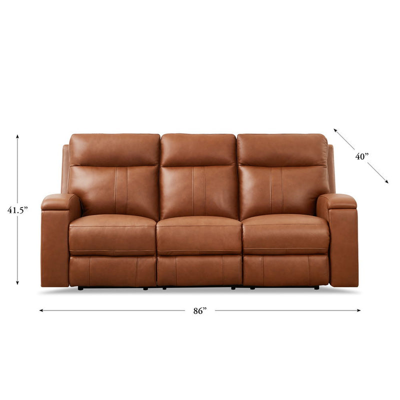 Venice - Power Headrest Zero Gravity Reclining Sofa - Brown