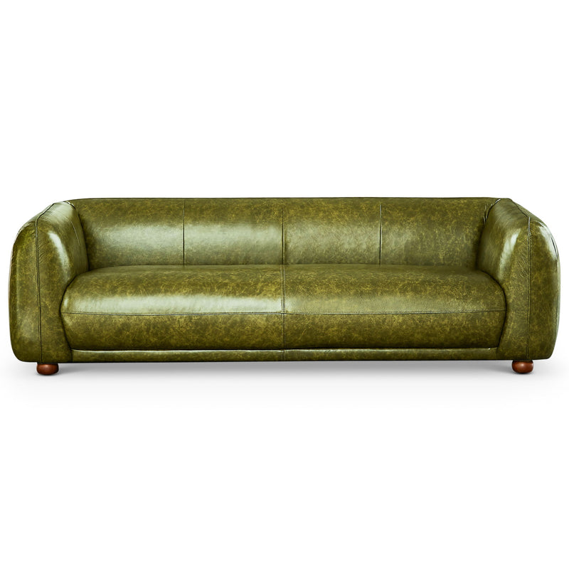 Marlon - Luxury Italian Leather Sofa - Green