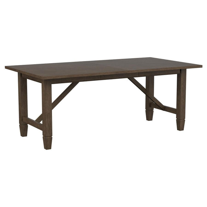 Matisse - Rectangular Dining Table With Removable Extension Leaf - Brown