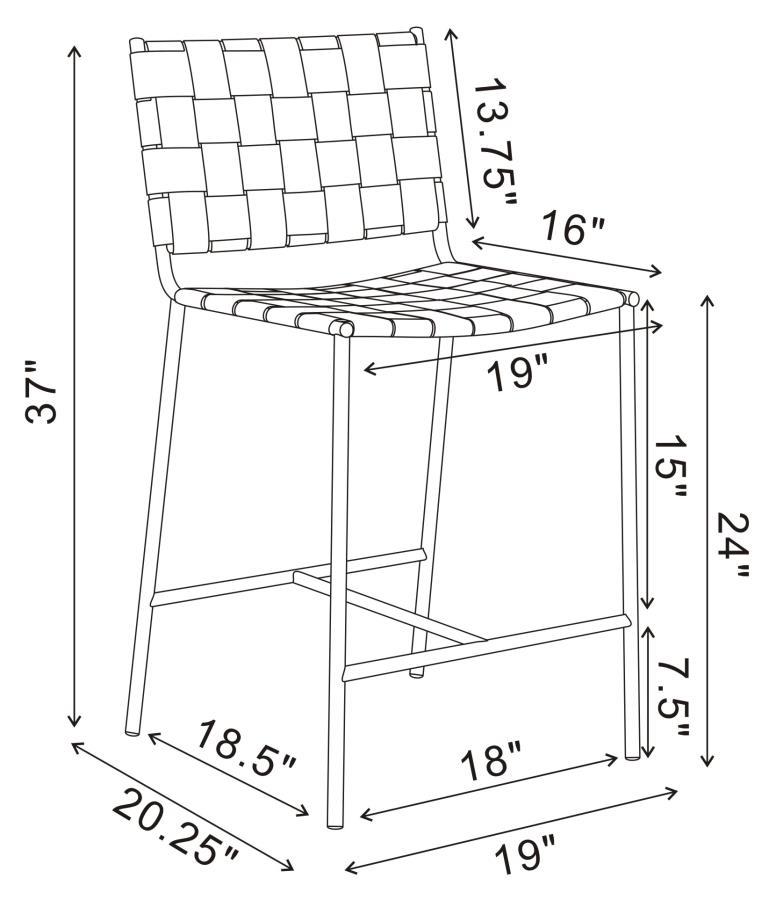 Adelaide - Upholstered Height Stool