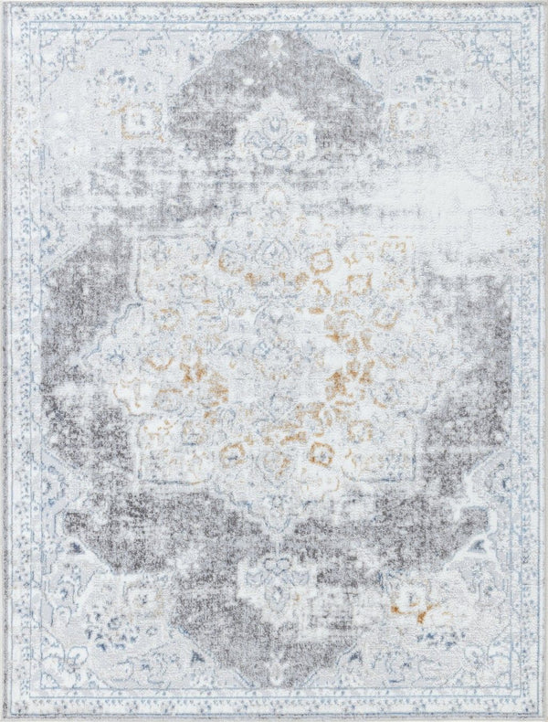 Legacy - 7'10" X 9'10" Area Rug - White / Multi