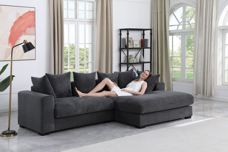 Naomi - 3 Piece Upholstered Sectional