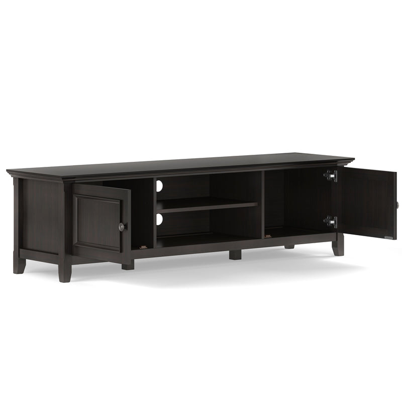 Amherst - 72" Low TV Media Stand - Hickory Brown