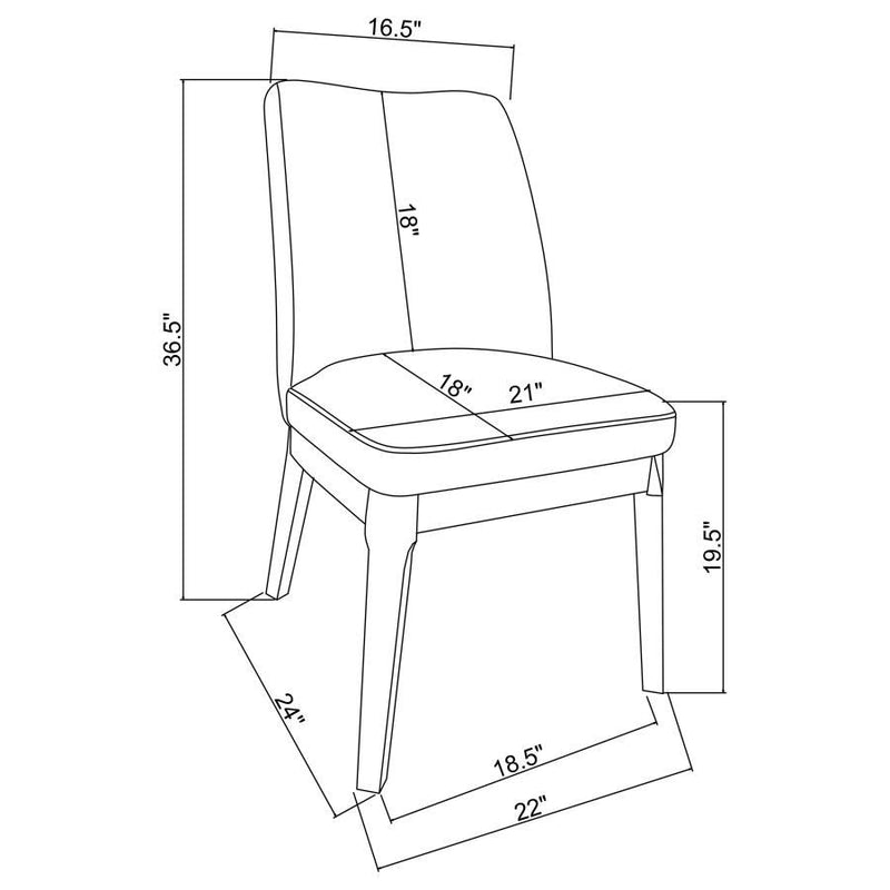 Carissa - Upholstered Dining Side Chair (Set of 2)