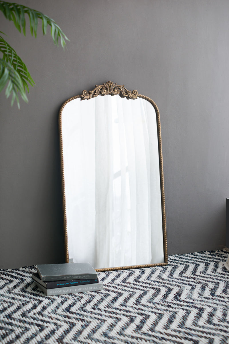 Arch Mirror, Baroque Inspired Wall Decor For Bathroom Bedroom Living Room