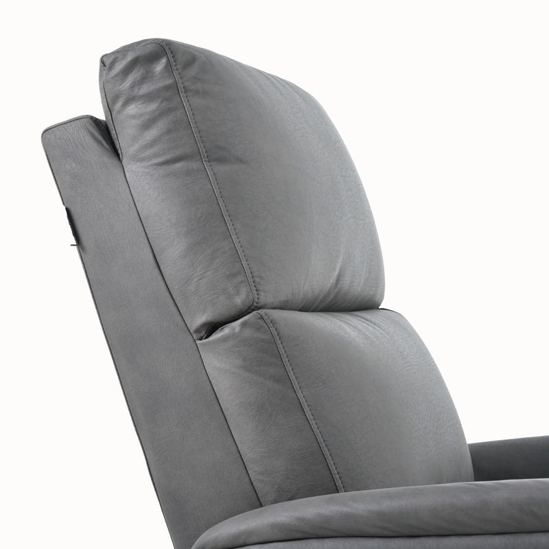 30.12" Electric Power Recliner Chair, Reclining Chair For Bedroom Living Room, Small Recliners Home Theater Seating, With USB Ports, Recliner For Small Space - Dark Gray