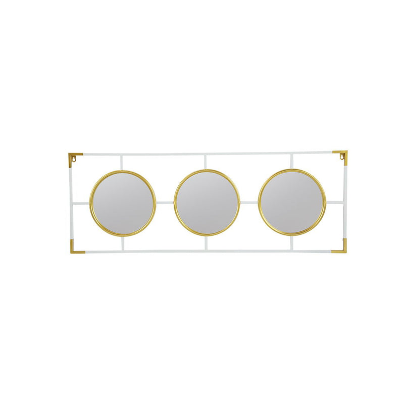 Frame With Mirror - Gold / White