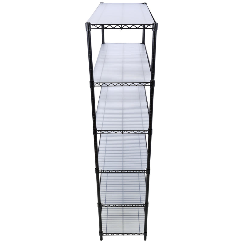 6 Tier 6000Lbs Capacity Nsf Metal Shelf Wire Shelving Unit, Heavy Duty Adjustable Storage Rack With Wheels & Shelf Liners For Commercial Grade Utility Steel Storage Rack