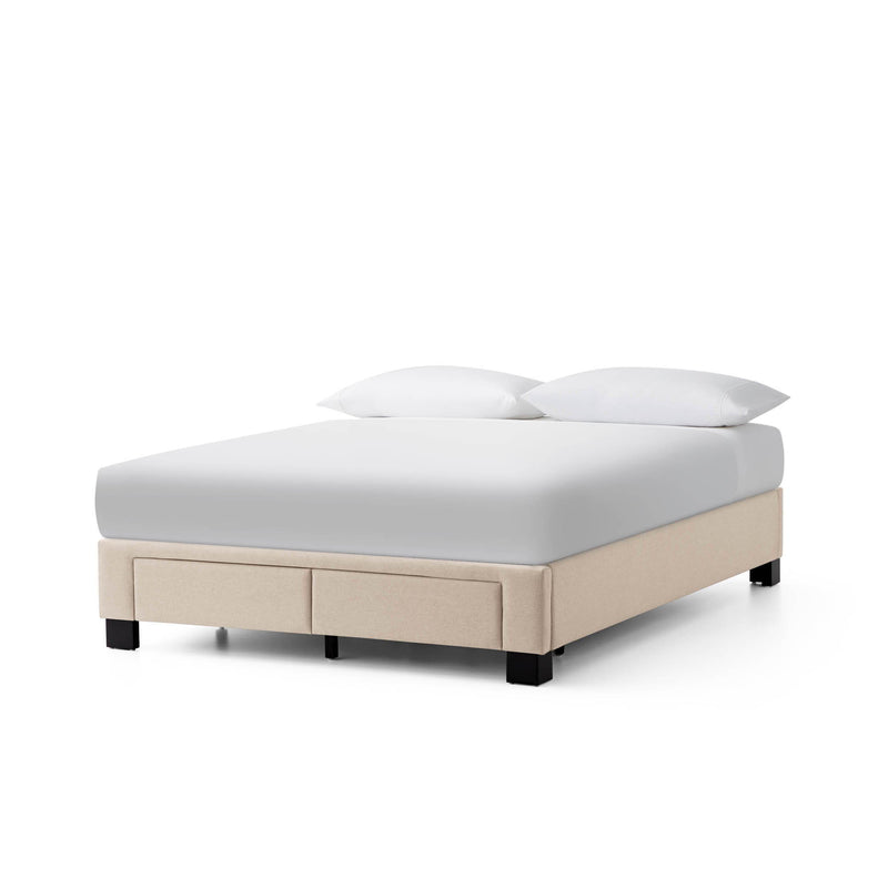 Duncan - California King Platform Bed Base - Stone