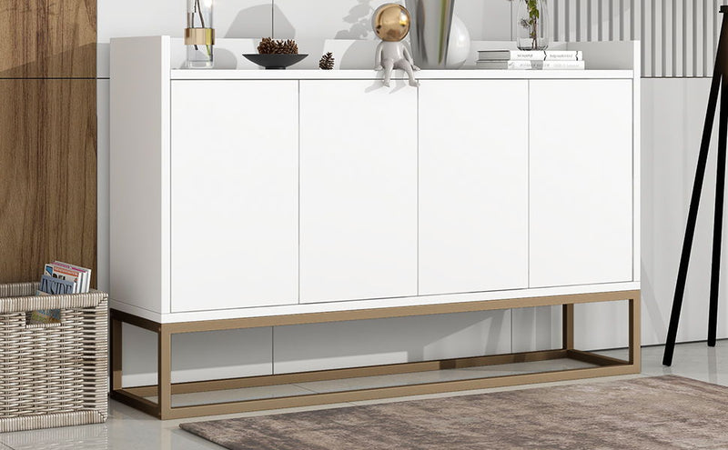 Modern Sideboard Elegant Buffet Cabinet With Large Storage Space For Dining Room, Entryway