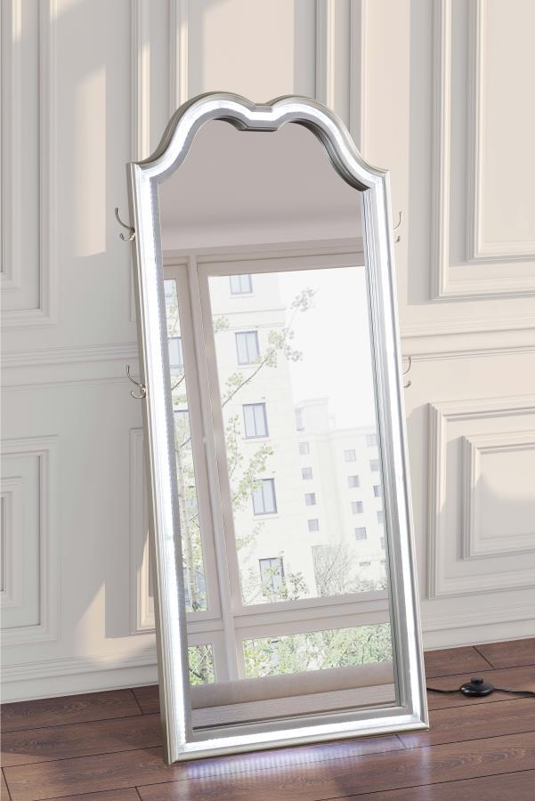 Evangeline - Full Length Led Floor Mirror - Silver Oak