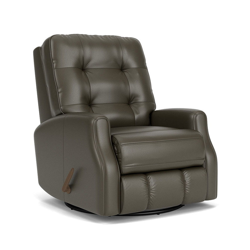 Devon - Swivel Gliding Recliner - Leather