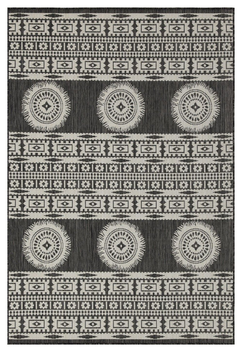 Sunshine - 7'10" X 10'3" Indoor / Outdoor Area Rug - Anthracite