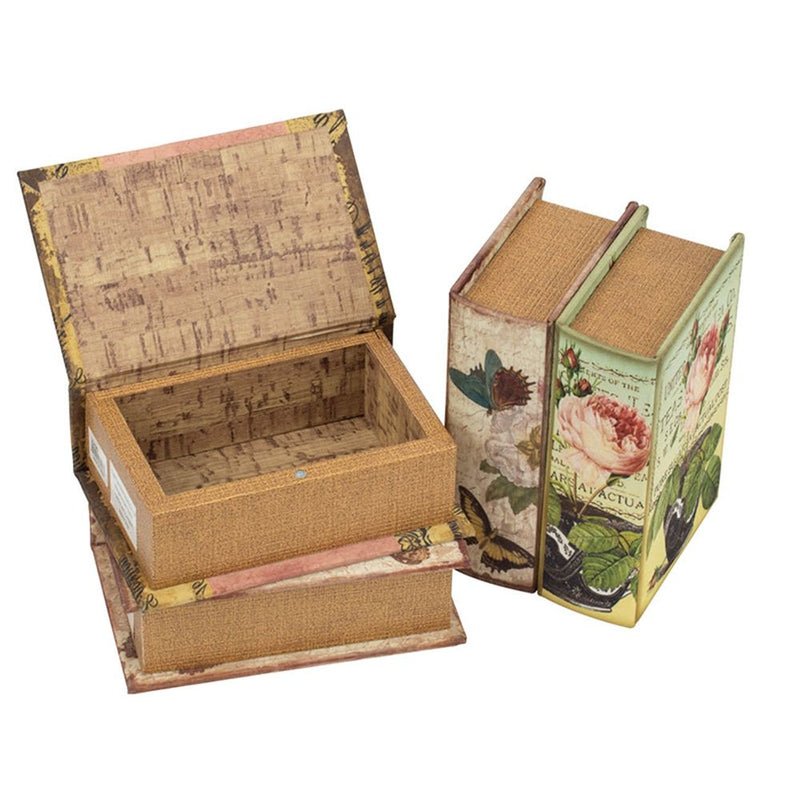 Book Boxes (Set of 4) - Multi