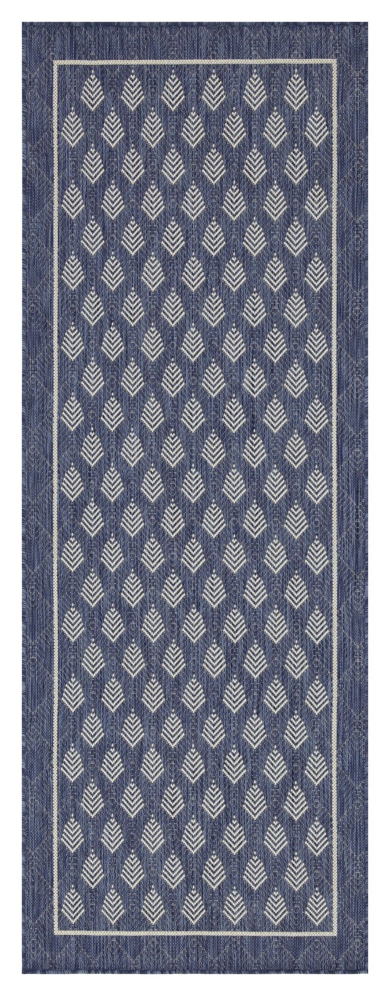 Sunshine - 7'10" X 10'3" Indoor / Outdoor Area Rug Polyester - Blue