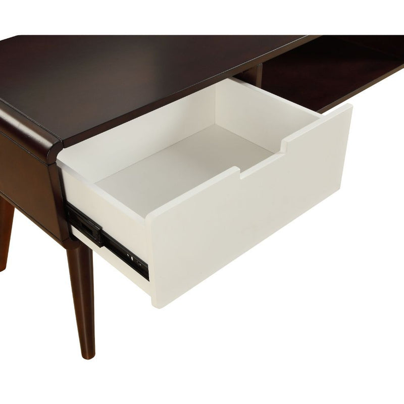 Christa - TV Stand - Espresso & White