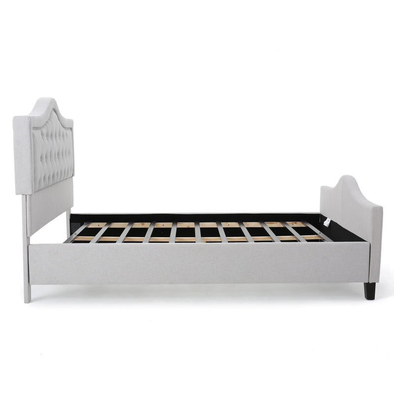 VIRGIL FULLY UPHOLSTERED QUEEN SIZED BED