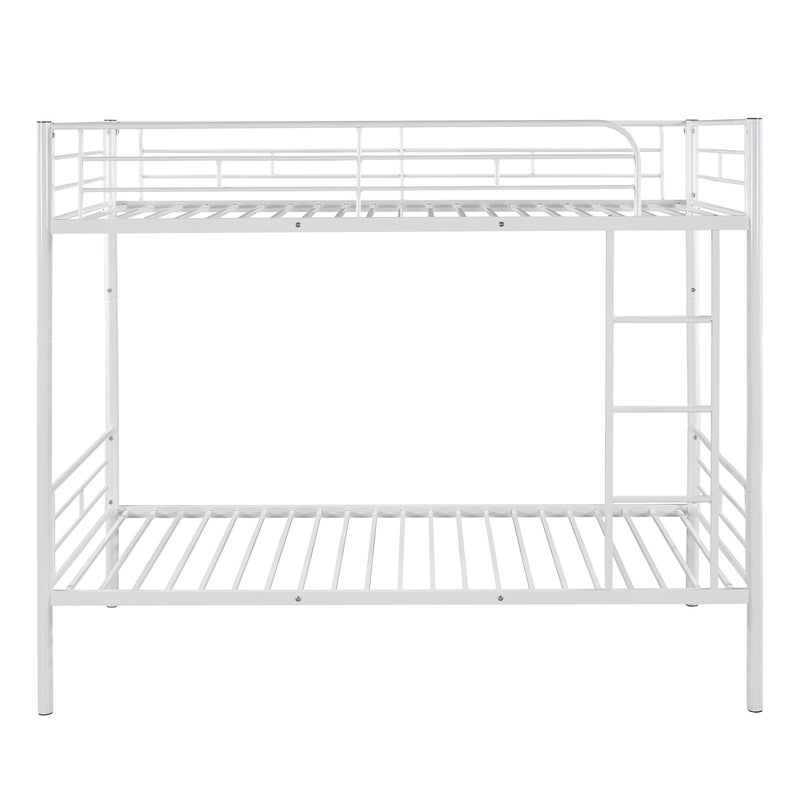 Twin Over Twin Metal Bunk Bed (White)( old sku: MF189201KAA )