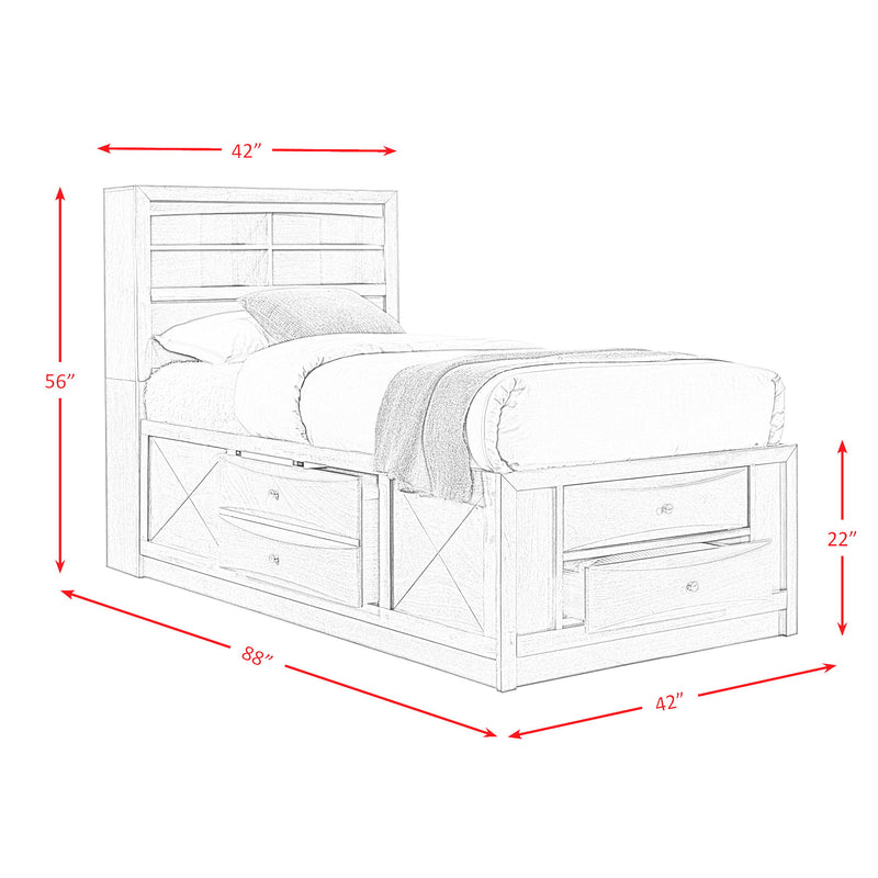 Emily - Storage Bed