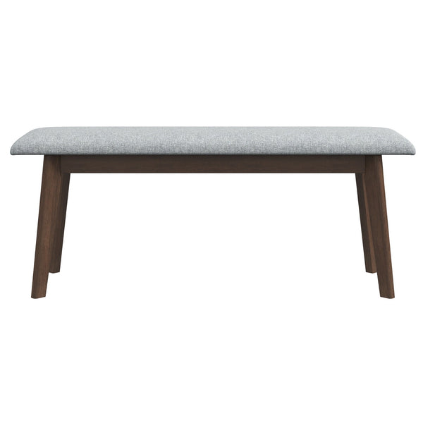 Carlos - Fabric Upholstered Solid Wood Bench